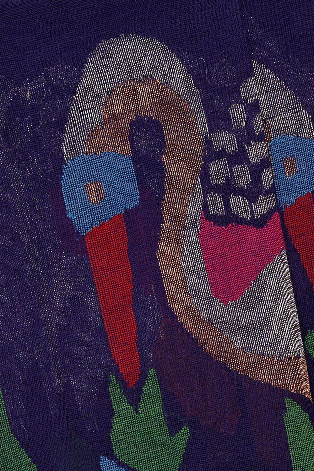 Image of Ponduru cotton Violet Saree