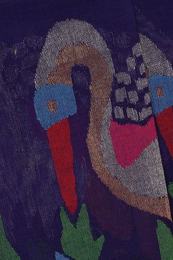 Image of Ponduru Silk Violet Saree