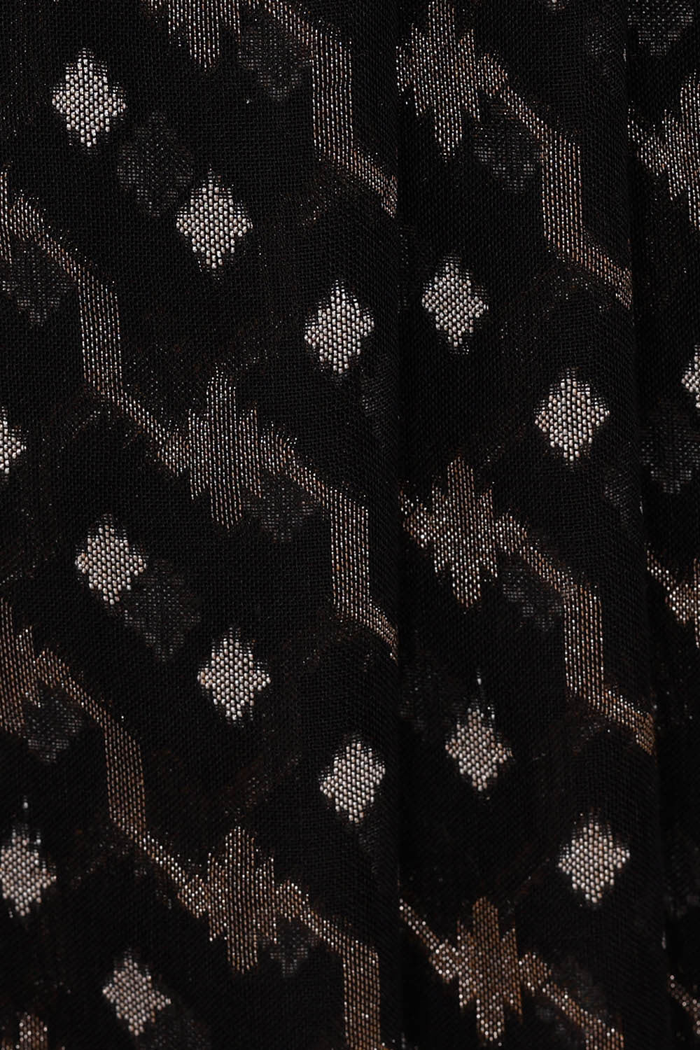 Image of Banarasi Cotton Black Saree