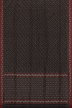 Image of Banarasi Cotton Black Saree