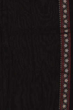 Image of Banarasi Cotton Black Saree