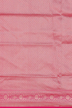 Image of Banarasi Silk Pink-Peach Saree