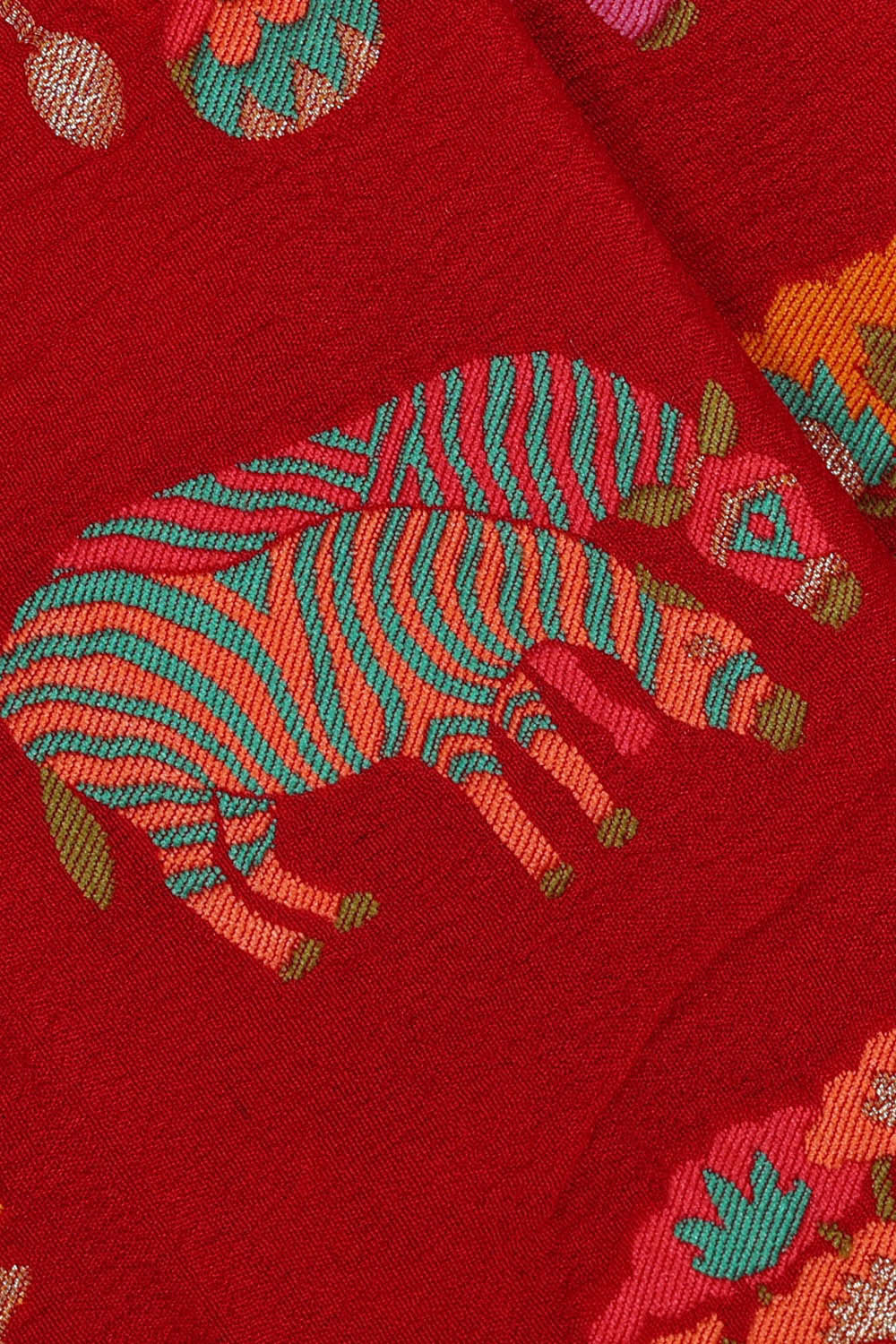 Image of Banarasi Georgette Red Saree