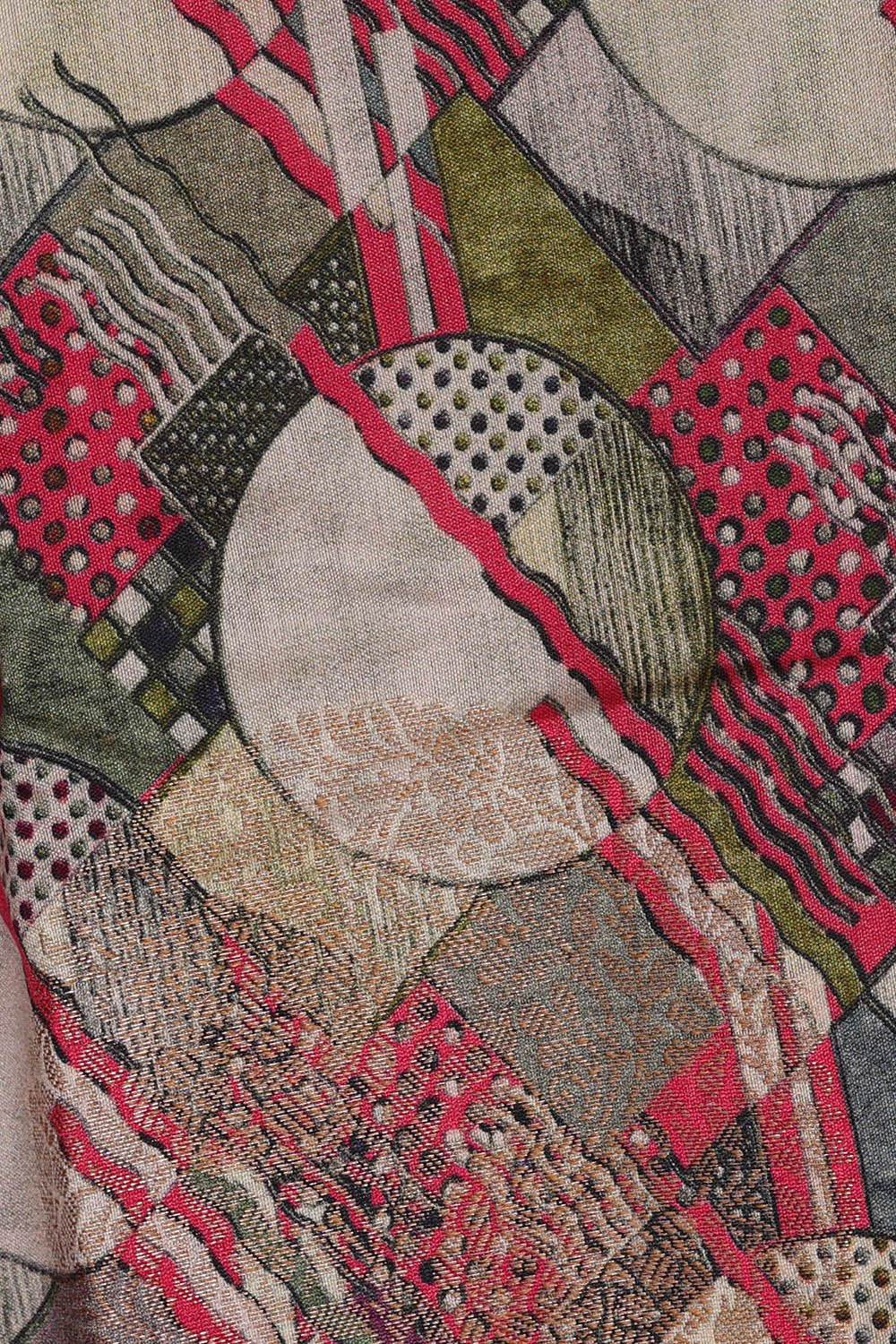 Image of Printed Banarasi Multicolour Saree