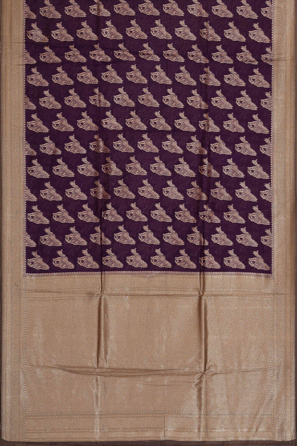 Image of Banarasi Violet Saree