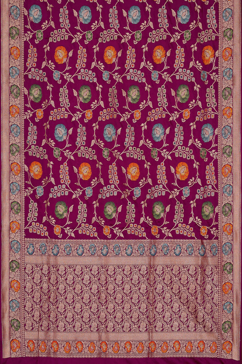 Banarasi Silk Deep Wine Saree