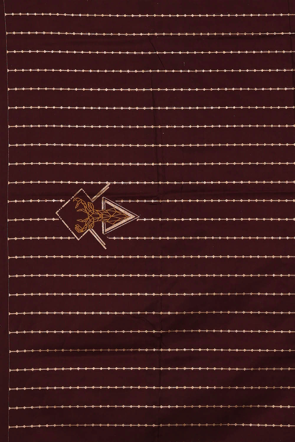 Image of Banarasi Silk Maroon Saree