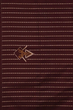 Image of Banarasi Silk Maroon Saree