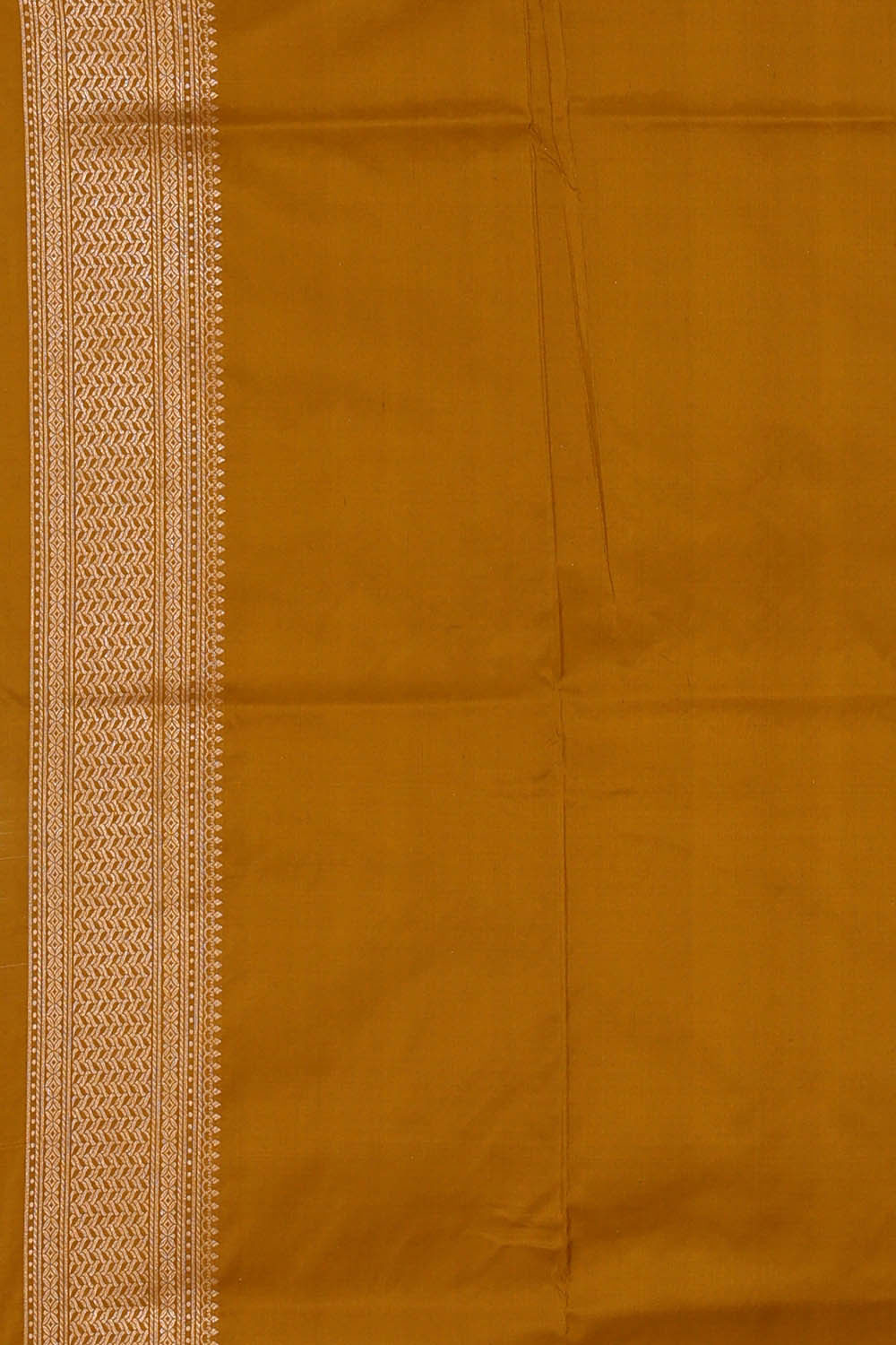 Image of Banarasi Silk Mustard Brown Saree