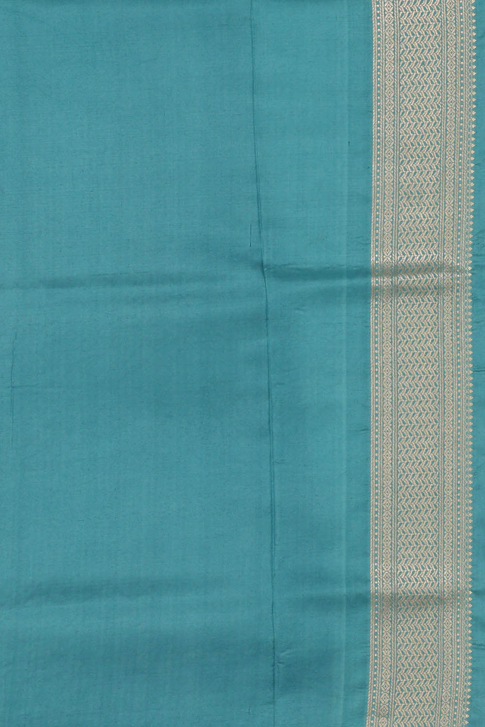 Image of Banarasi Silk Blue Saree