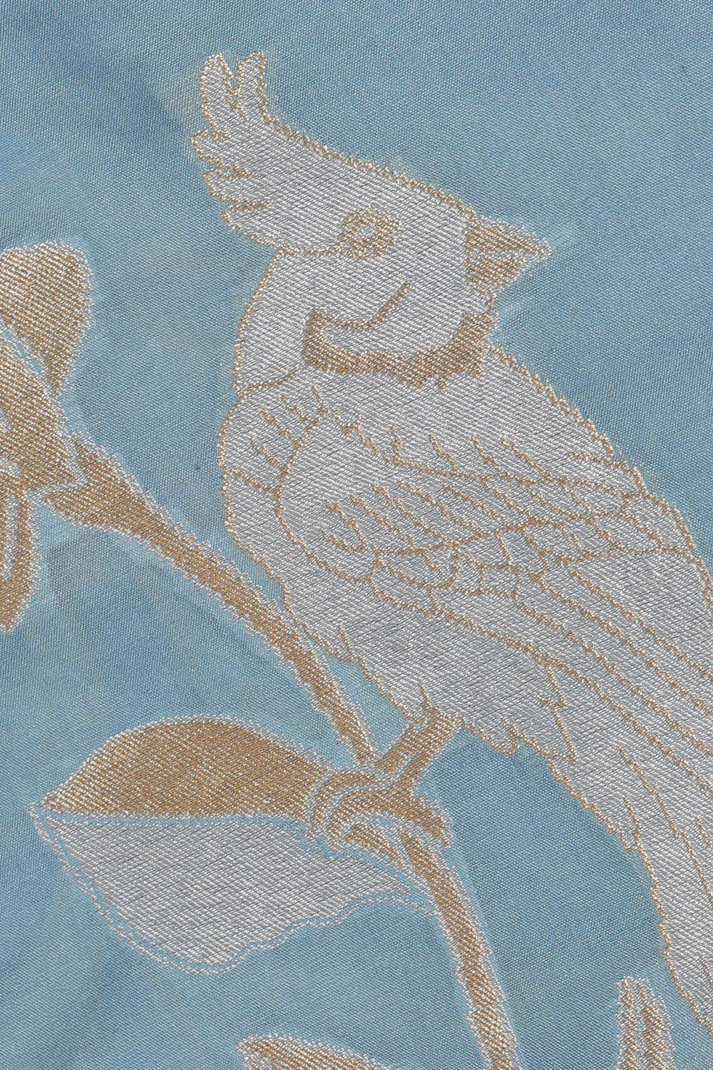 Image of Banarasi Silk Blue Saree