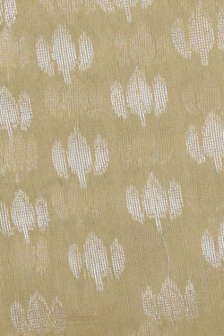 Image of Banarasi Organza Kora Cream Saree