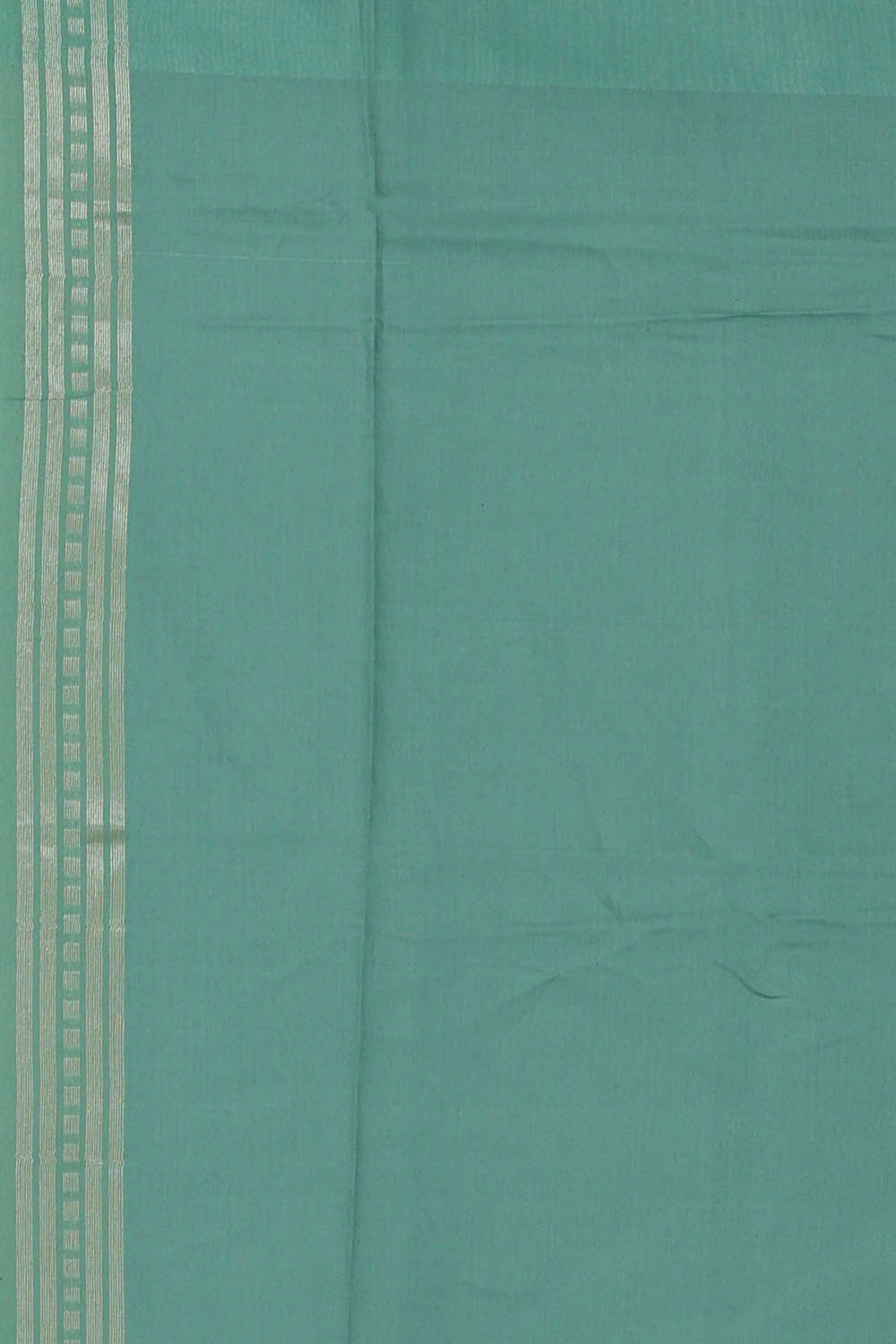 Image of Banarasi Organza Kora Green Saree