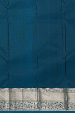 Image of Kanchipattu Mehndi Brown Brocade Saree
