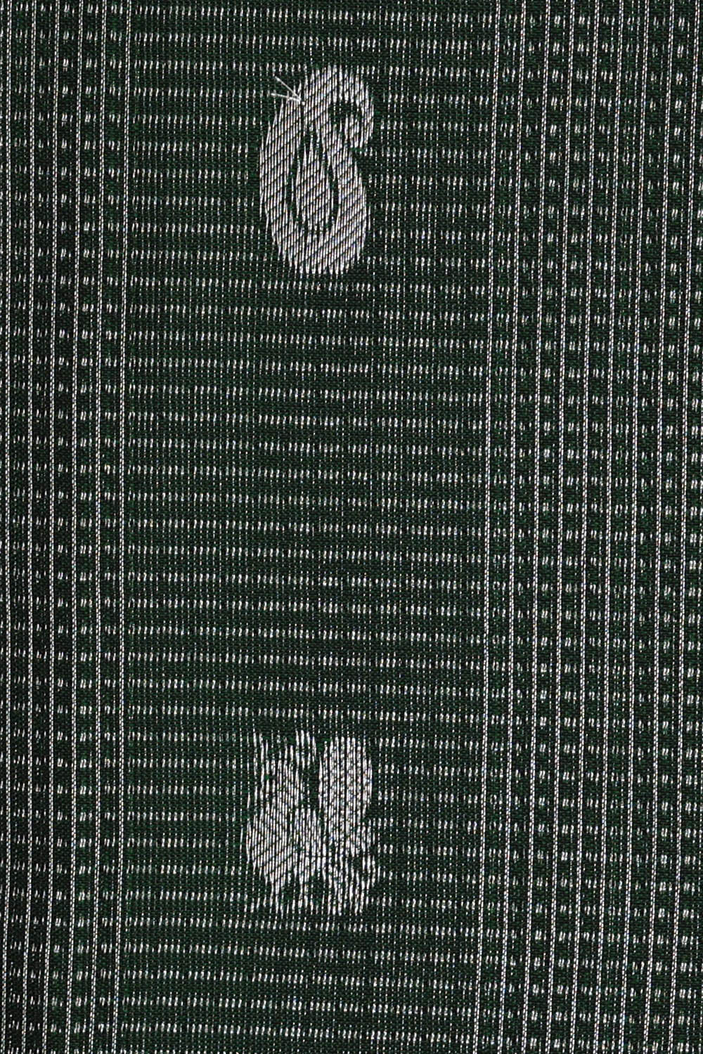 Image of Kanchipattu Bottle Green Brocade Saree