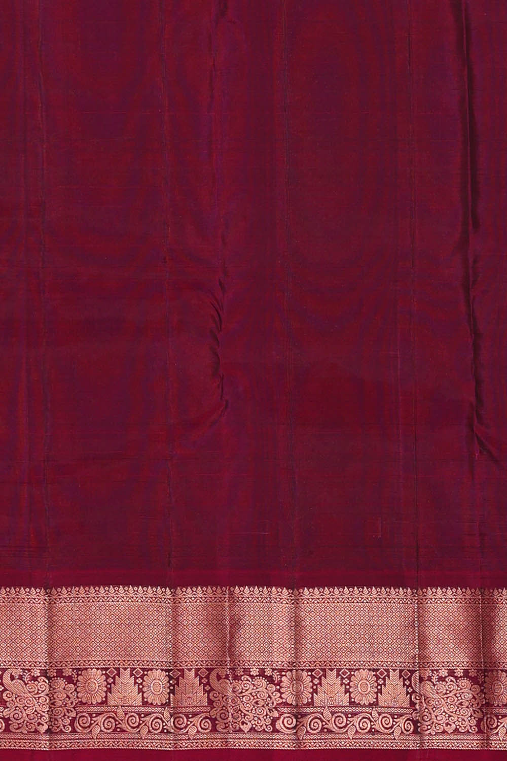 Kanchipattu Peacock Blue Brocade Saree