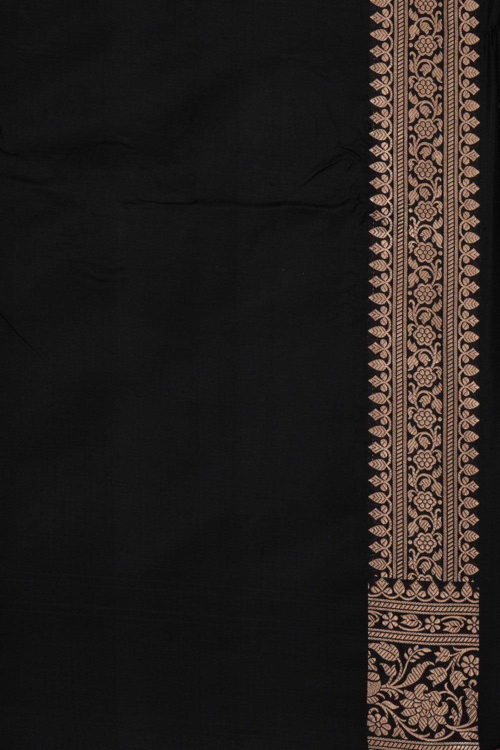 Image of Banarasi Katan Silk Black Saree
