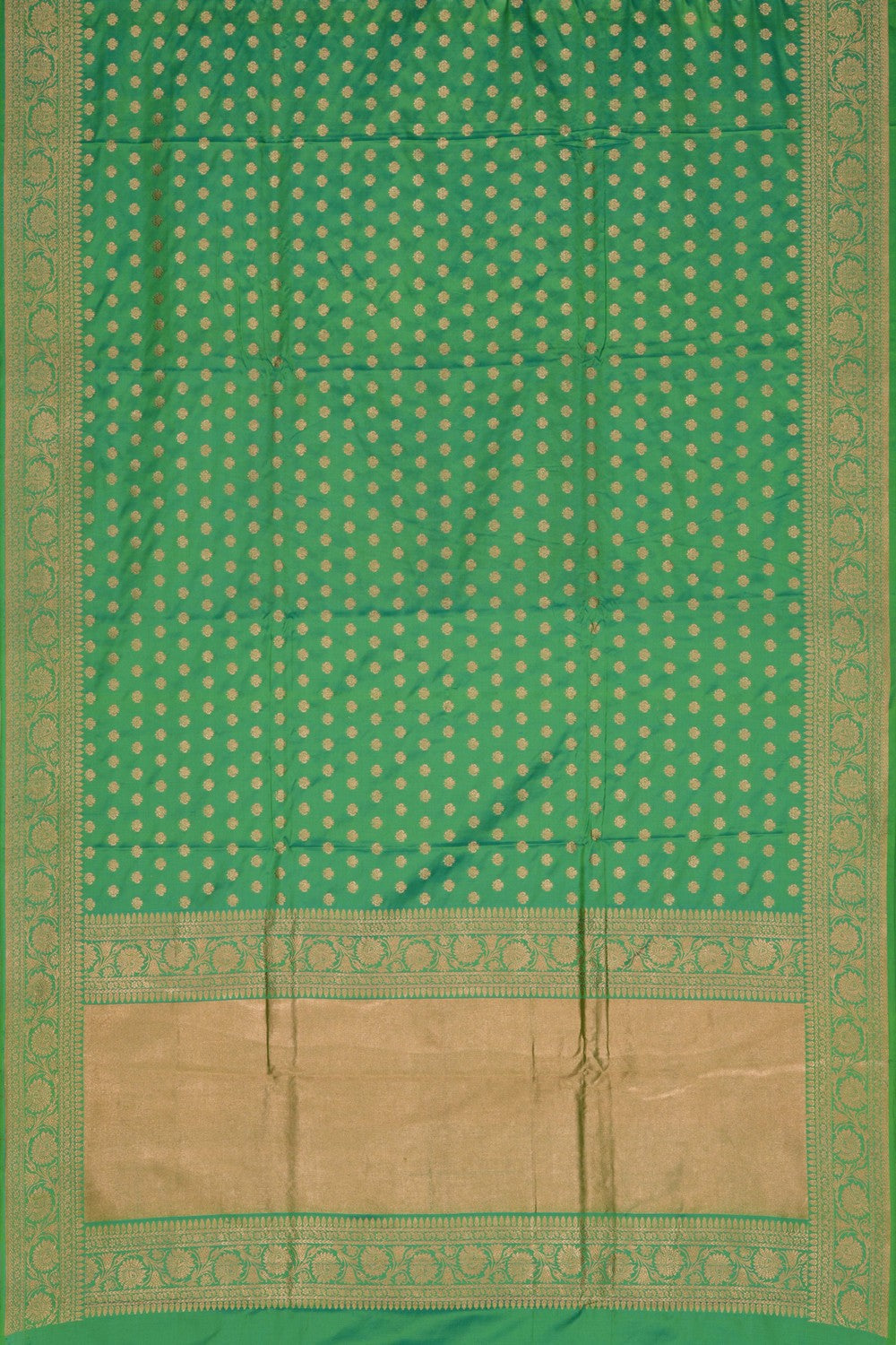 Image of Banarasi Katan Silk Mint Green Saree