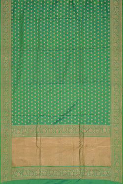 Image of Banarasi Katan Silk Mint Green Saree