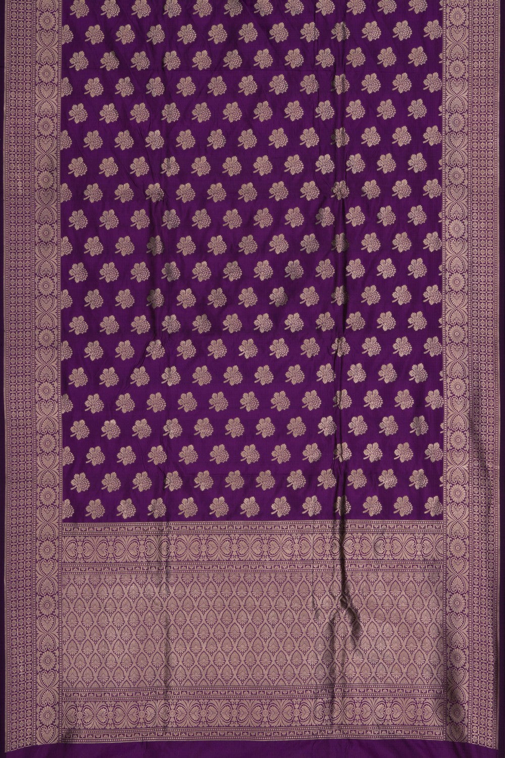 Banarasi Katan Silk Purple Saree