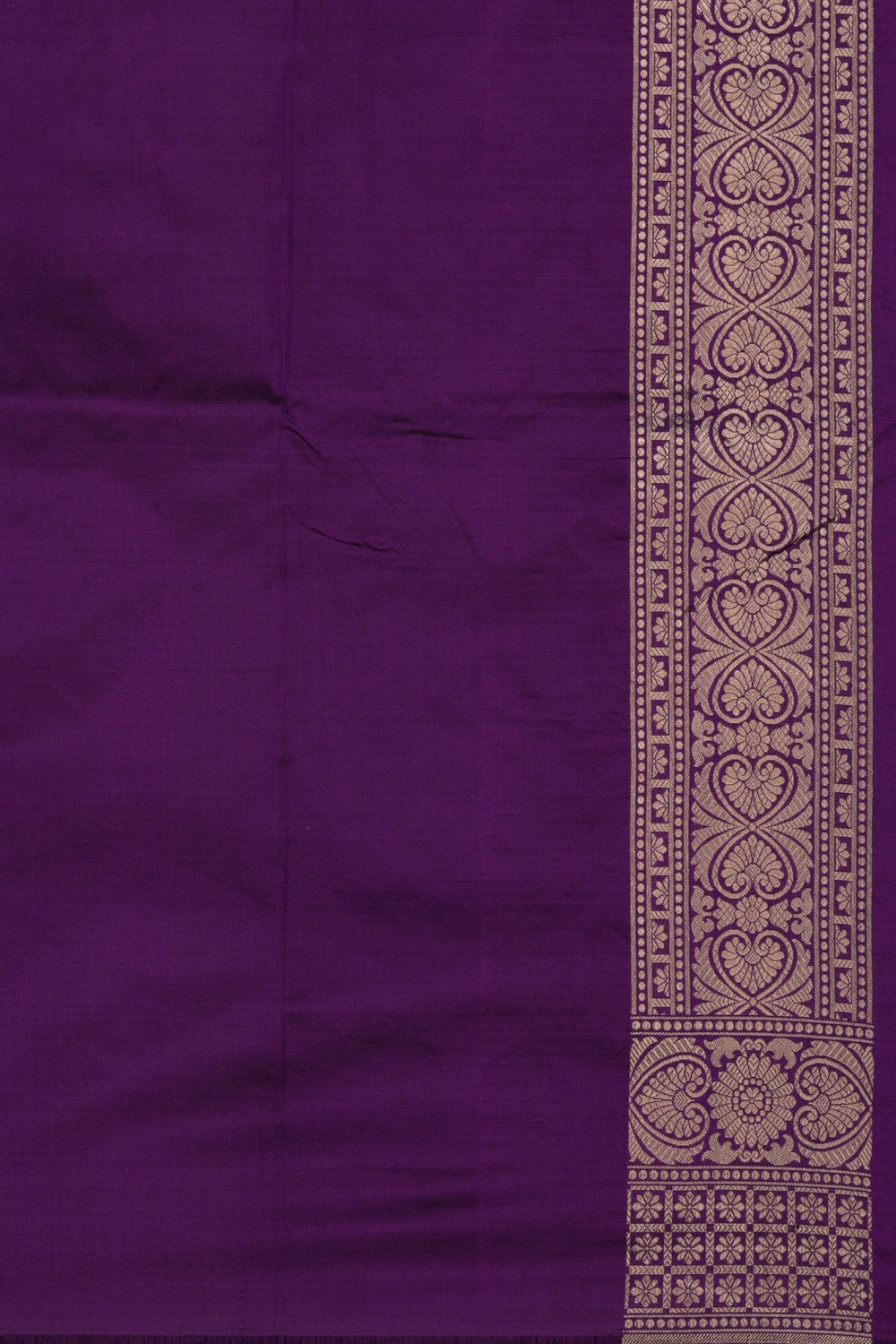 Banarasi Katan Silk Purple Saree