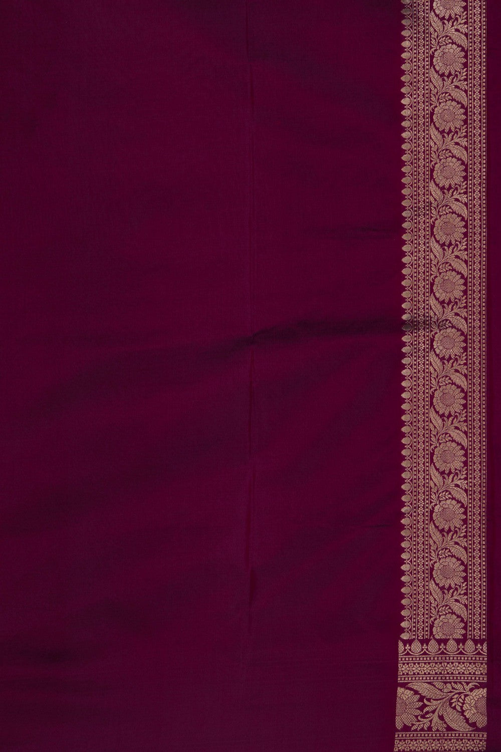 Banarasi Katan Silk Magenta Saree