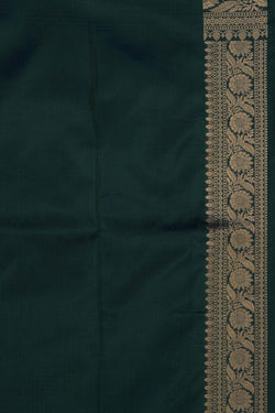 Image of Banarasi Katan Silk Peacock Green Saree