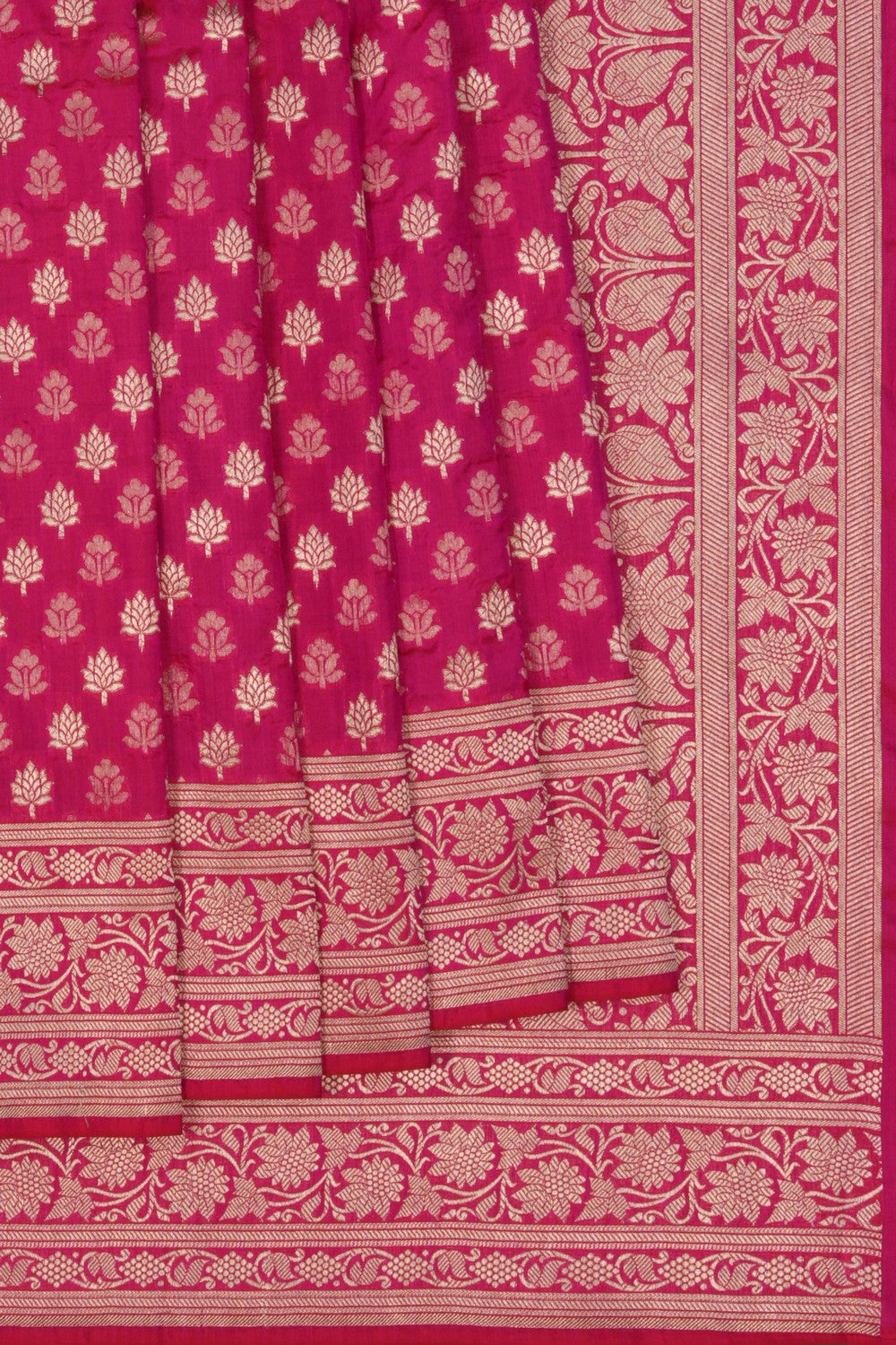 Image of Banarasi Katan Silk Pink Saree