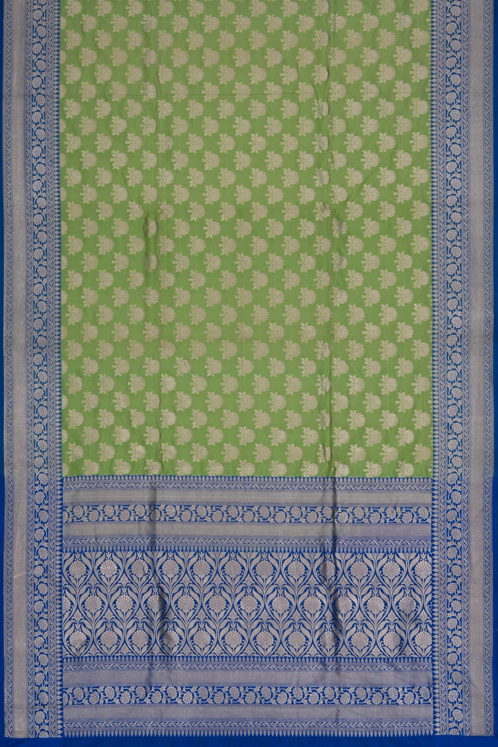 Image of Banarasi Katan Silk Mint Green Saree