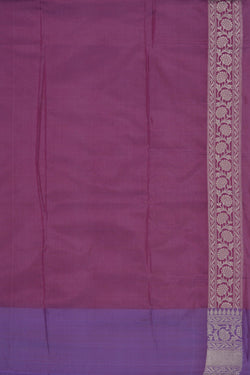 Image of Banarasi Katan Silk Coral Pink Saree