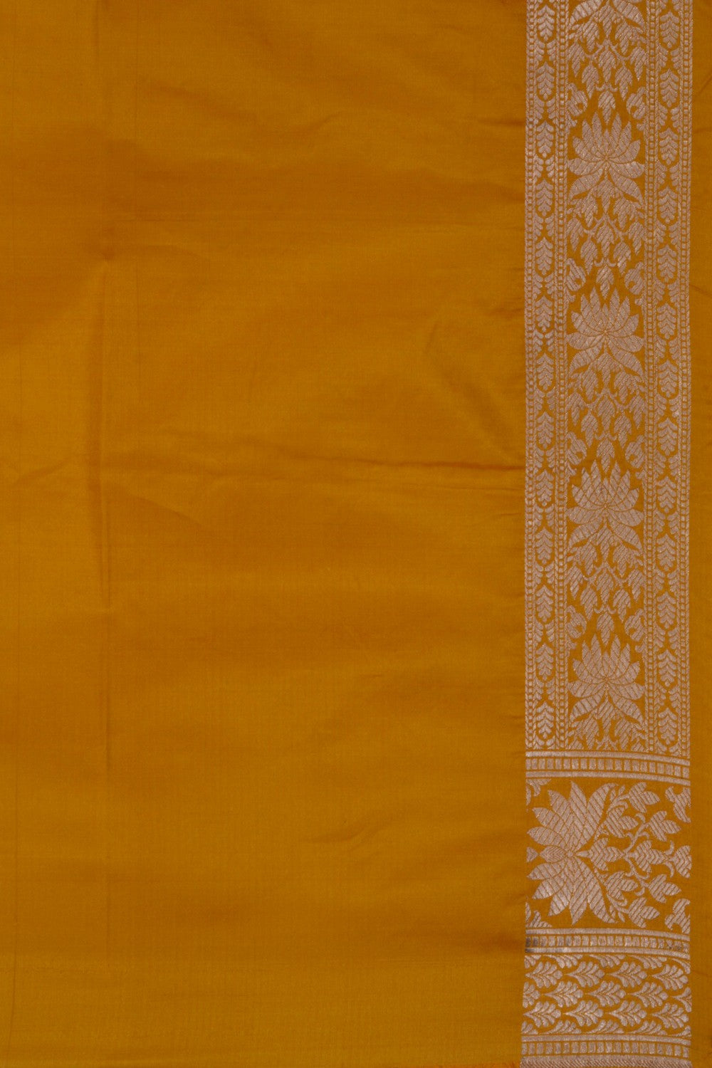 Image of Banarasi Katan Silk Yellow Saree