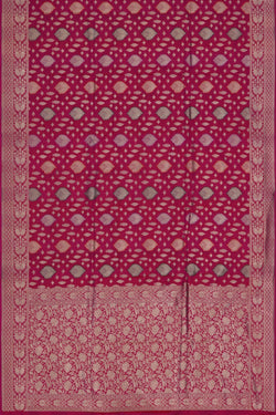 Image of Banarasi Katan Silk Pink Saree