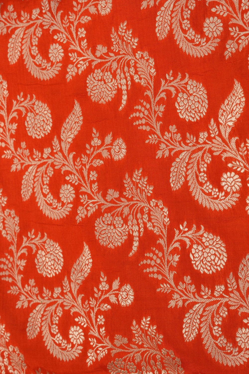 Banarasi Katan Silk Orange Saree