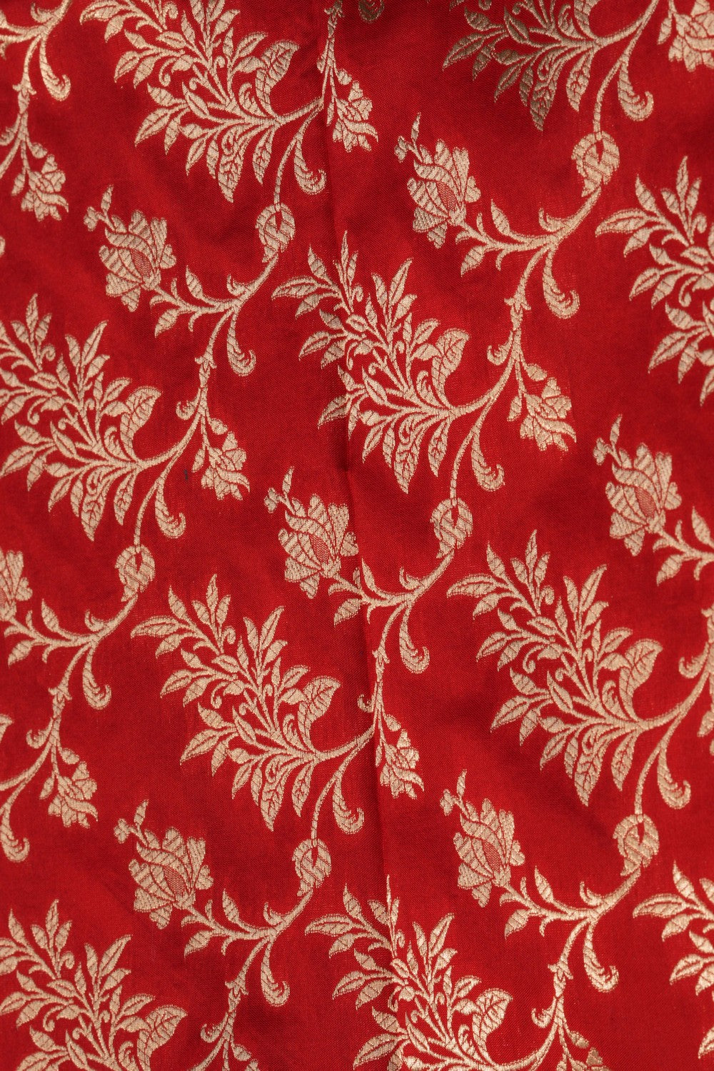Image of Banarasi Katan Silk Red Saree