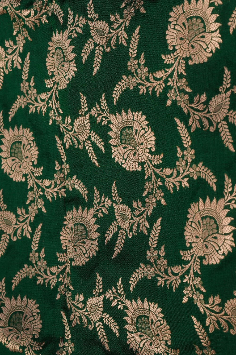 Banarasi Katan Silk Green Saree