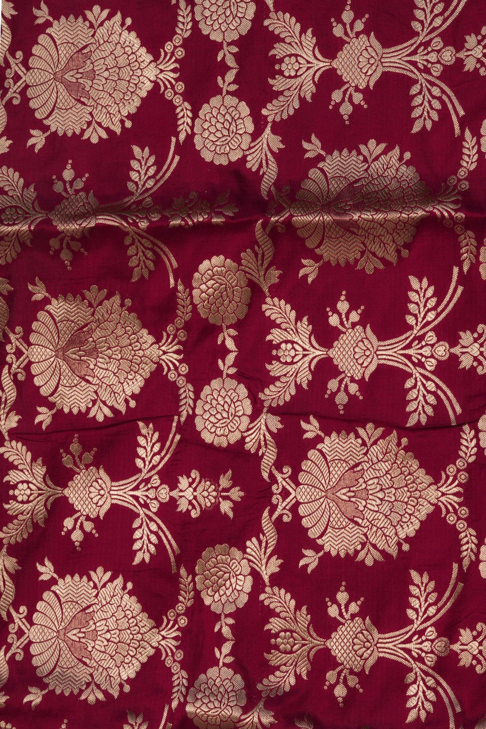 Image of Banarasi Katan Silk Maroon Saree