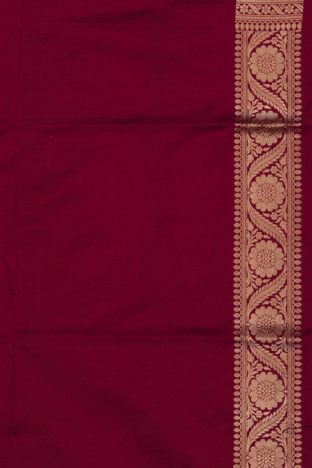 Image of Banarasi Katan Silk Maroon Saree