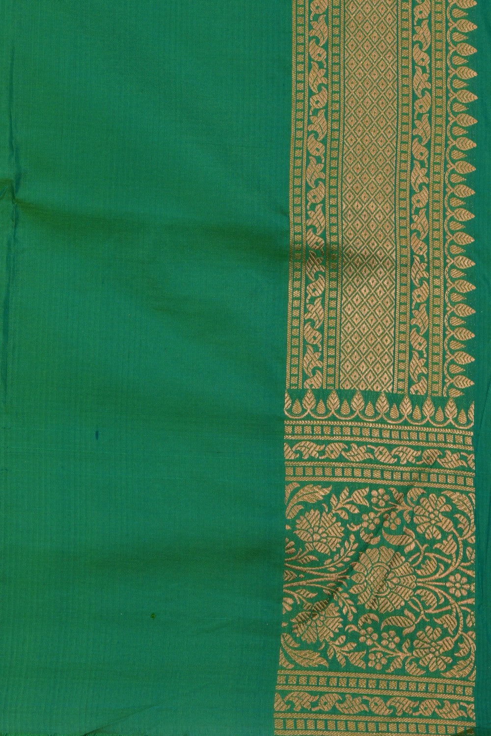 Image of Banarasi Katan Silk Sea Green Saree