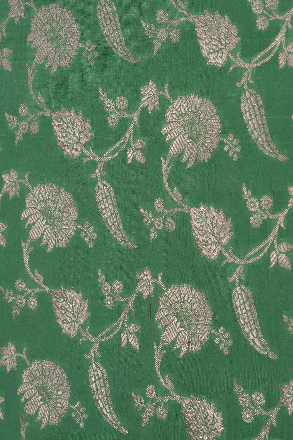 Image of Banarasi Katan Silk Sea Green Saree