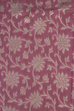 Image of Banarasi Katan Silk Mauve Pink Saree