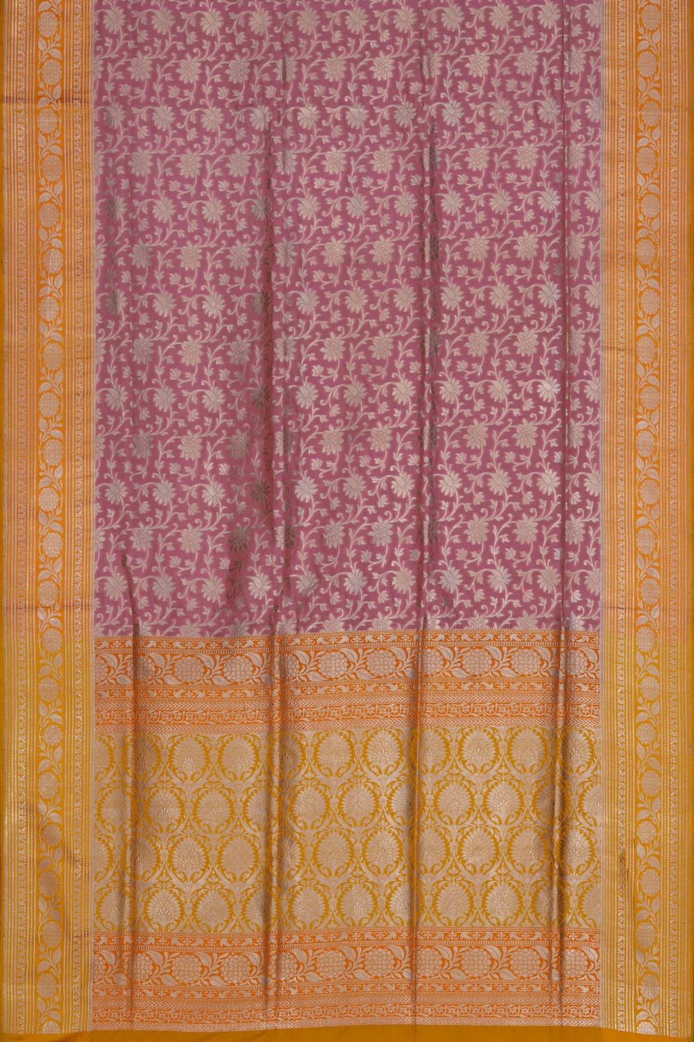Banarasi Katan Silk Mauve Pink Saree