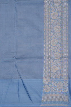 Image of Banarasi Katan Silk Grey Saree