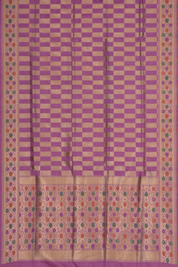 Image of Banarasi Katan Silk Purple Saree