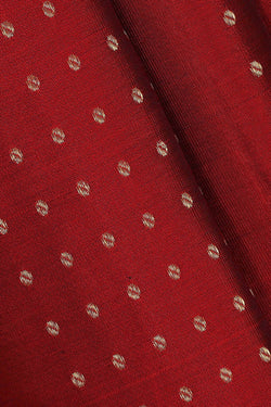 Image of Kanchipattu Red Brocade Saree