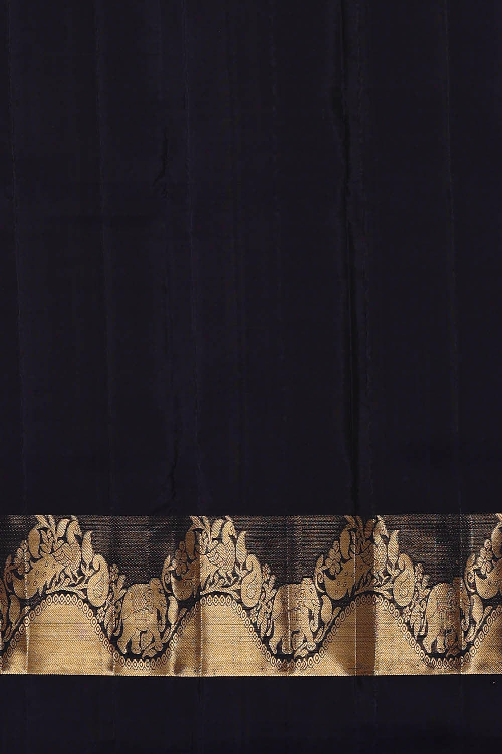 Kanchipattu Dark Mustard Yellow Brocade Saree