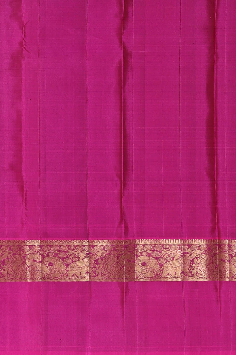 Image of Kanchipattu Peacock Green Brocade Saree