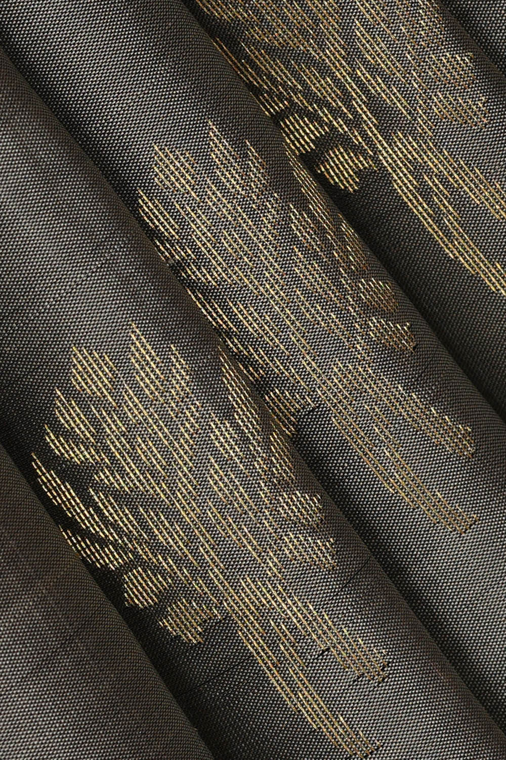 Image of Kanchipattu Grey Brocade Saree