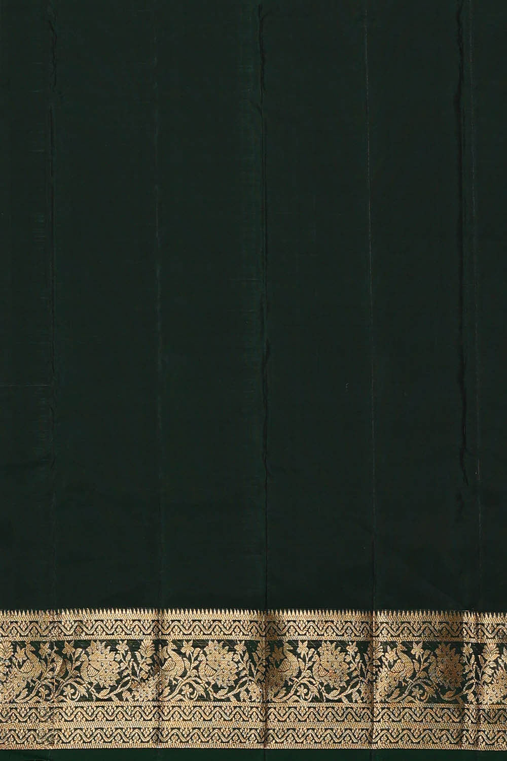 Image of Kanchipattu Dark Red Brocade Saree