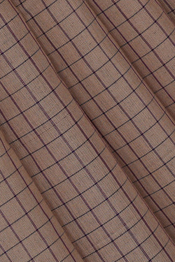 Image of Gadwal Cotton Cream Saree
