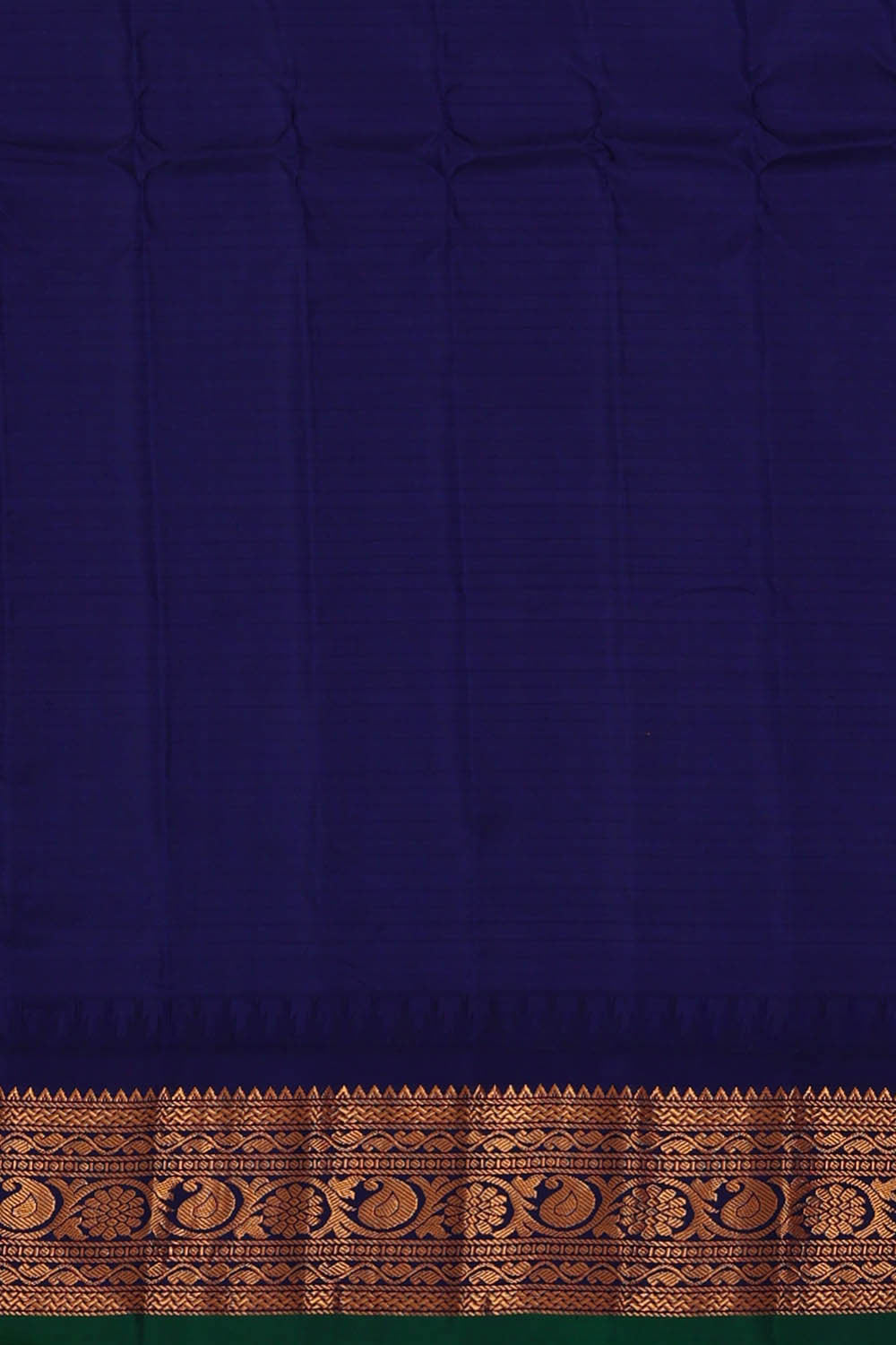 Gadwal Silk Mustard Yellow Saree